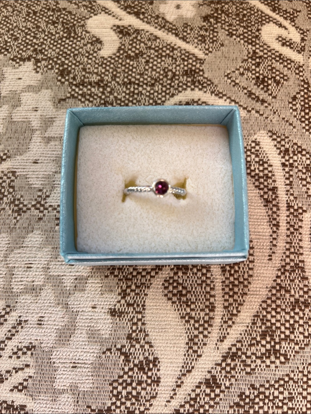 Silver Rings with Pink, Blue and Purple,crystal and aquamarine Gemstones